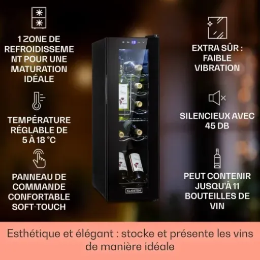 Test Klarstein Cave à Vin : un frigo à vin qui fait le job sans fioritures