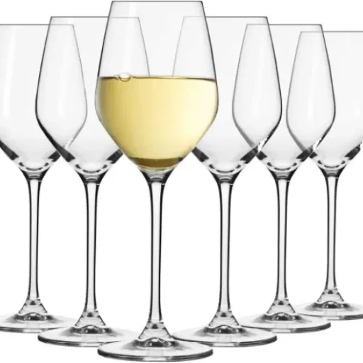 Test Petits verres à vin blanc Krosno : élégance pratique à portée de main
