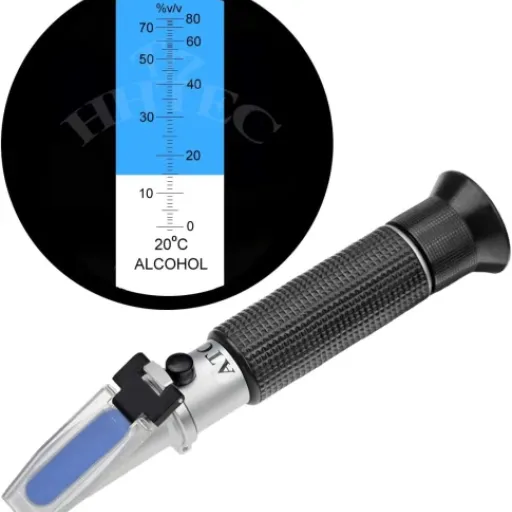 Test HHTEC distillat réfractomètre : l'outil pratique pour mesurer l'alcool dans vos spiritueux