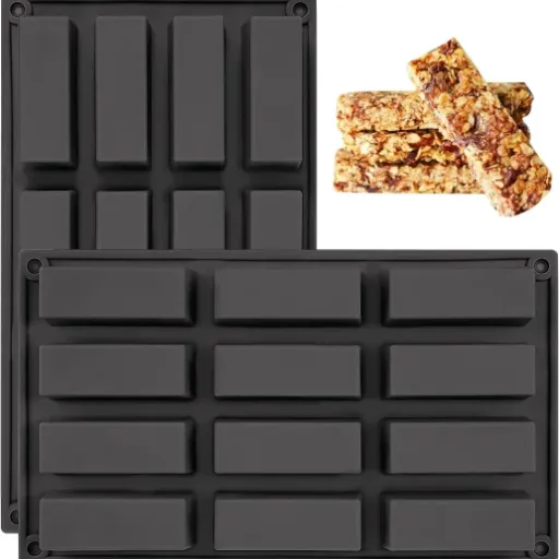 Test 2 PCS Moules Pour Barres De Céréales : ça fait le job pour les amateurs de barres maison