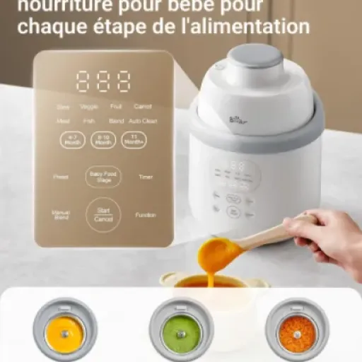 Test Bear Robot Cuiseur Bébé NutriEase : le compagnon culinaire des jeunes parents