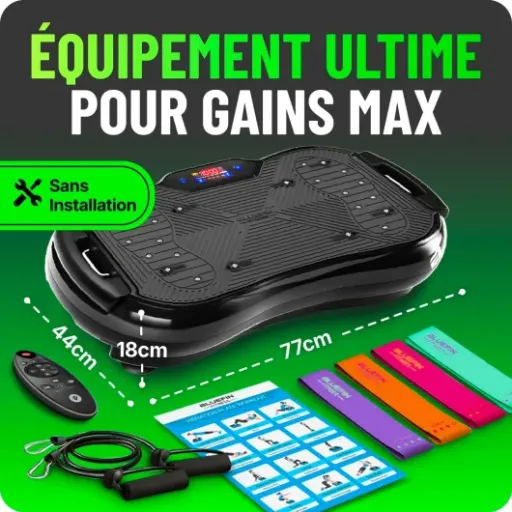 Test Plateforme Vibrante Bluefin Fitness : une alternative simple pour l'entraînement à domicile