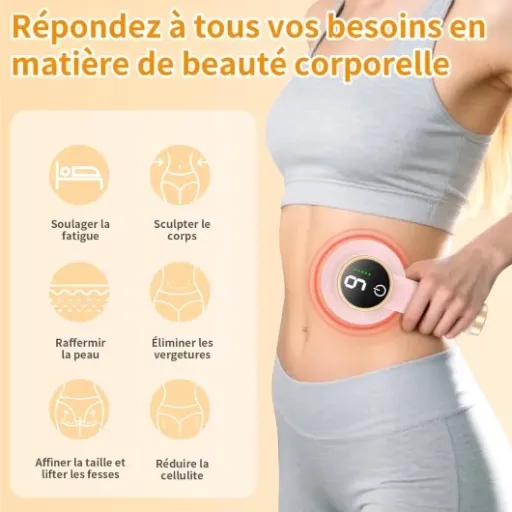 Test Masseur Anti-Cellulite Électrique Rechargeable Rose Poudré : Efficace mais pas révolutionnaire