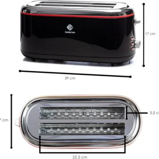 Test Family Care Grille-Pain 1300W : Un compagnon de petit-déjeuner qui tient la route