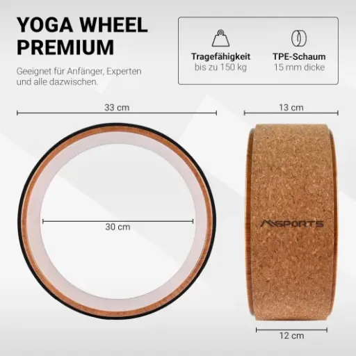 Test de la roue de yoga MSPORTS : un accessoire pratique pour vos séances