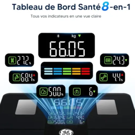 Test GE Pese Personnes Connectée Smart : la balance qui veut tout mesurer