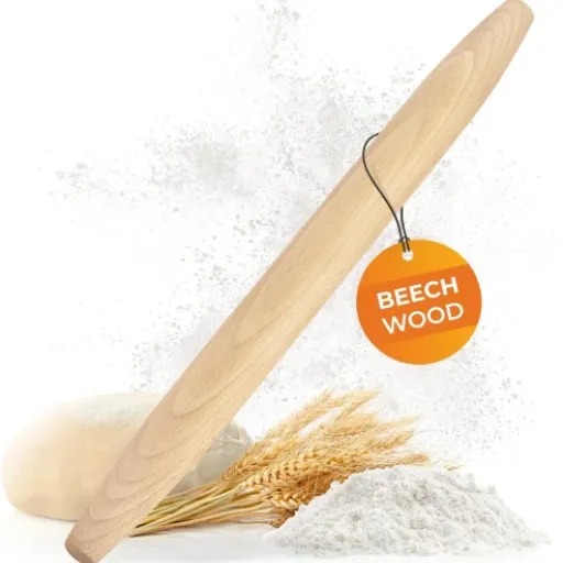 Test TIMELEOS Rouleaux à pâtisserie : un classique en bois pour toute cuisine.