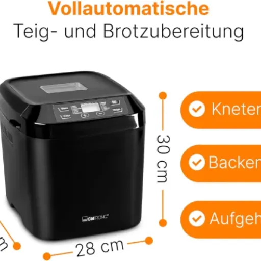 Test Clatronic® Machine à pain : le compagnon idéal pour des pains maison sans prise de tête