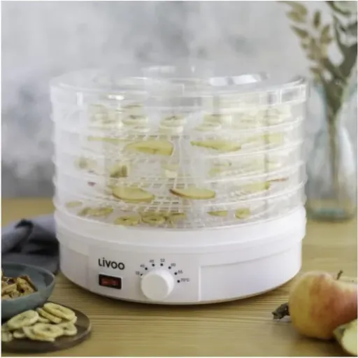 Test Déshydrateur Fruits Et Légumes 5 Plateaux - DOM202 : pratique pour les amateurs de snacks sains