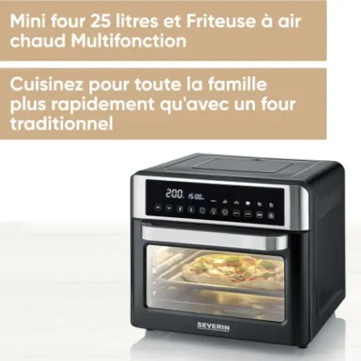 Test SEVERIN Mini-Four et Friteuse : un allié compact pour votre cuisine.