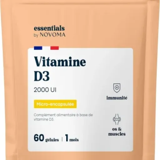 Test Vitamine D3 Novoma 2000 UI : un basique vegan qui fait le job sans chichi