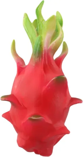Fruit de dragon artificiel décoratif pour la décoration de la maison, la cuisine et l'éducation précoce jouets avec design réaliste (L)