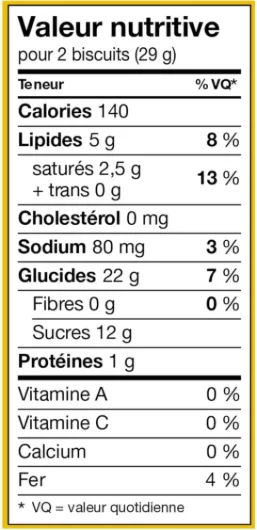 Biscuits feuille d'érable Fourré à la crème d'érable - Fait avec du pur sirop d'érable du Canada - 350 g