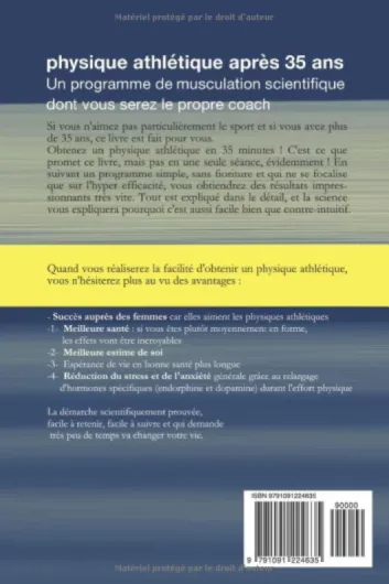 Programme Musculation pour Homme pressé de 35 ans et +: Physique Athlétique 6 exercices 35 minutes
