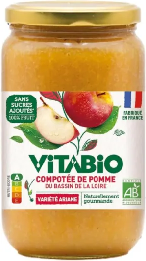 Purée de Pomme Ariane - 700g - BIO - Lot de 6