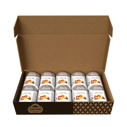 SALYSOL Fruits Secs: Mélange de Noix Premium - Un Assortiment Exquis de Noix de Cajou, Amandes et Noisette, agrémenté de Cacahuètes au Miel, Maïs Frit, Barbecue Bowling et Cacahuète