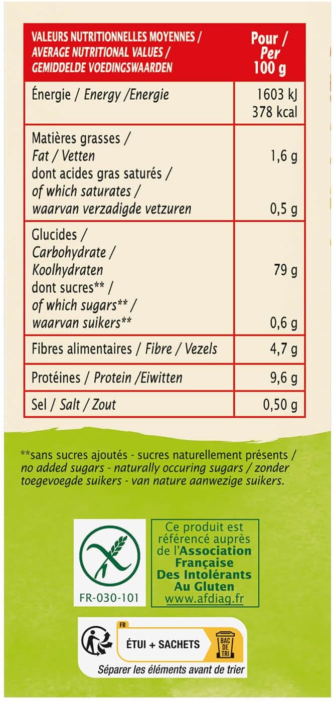 Tartines craquantes Multicéréales sans gluten (Lot de 4)