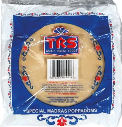 TRS Madras Papadum 0.2 kg 1 Unité (Lot de 4) 200 g (Lot de 4)