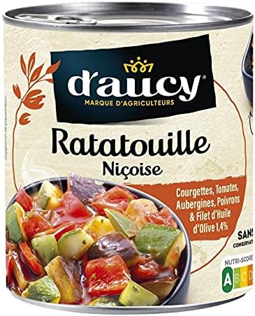D'AUCY - Ratatouille 750G - Lot De 4 - Offre Special