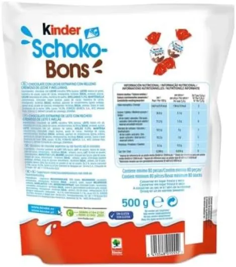 OsoRetail Pack Kinder Schoko-bons XXL de 1x500g.