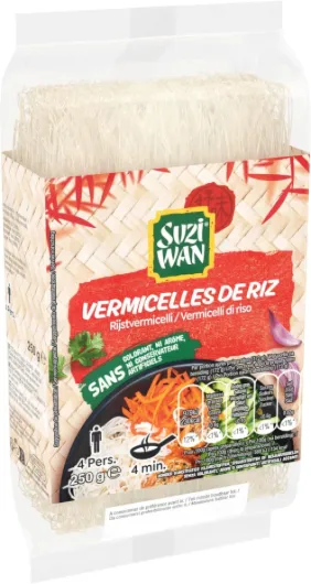 Vermicelles de Riz 250g 250 g (Lot de 1)