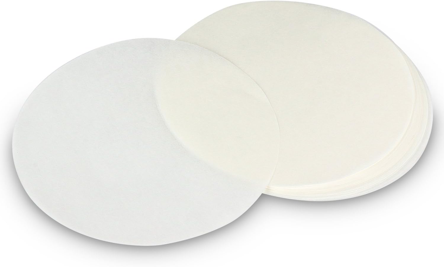�� 500 Feuilles ◄ de Papier Sulfurisé, Papier Cuisson Rond pour Parfaits Burgers, Hamburgers, Cheeseburgers, Fricadelles, Boulettes, Poêle, Barbecue, Anti-adhérent, Sulfurisé, 11cm