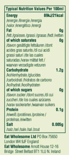 Eat Wholesome Vinaigre De Cidre De Pomme Biologique, 2L - Cru, Non Pasteurisé, Non Filtré, Primé, Avec La Mère, Végétalien, Emballage CO2 Neutre