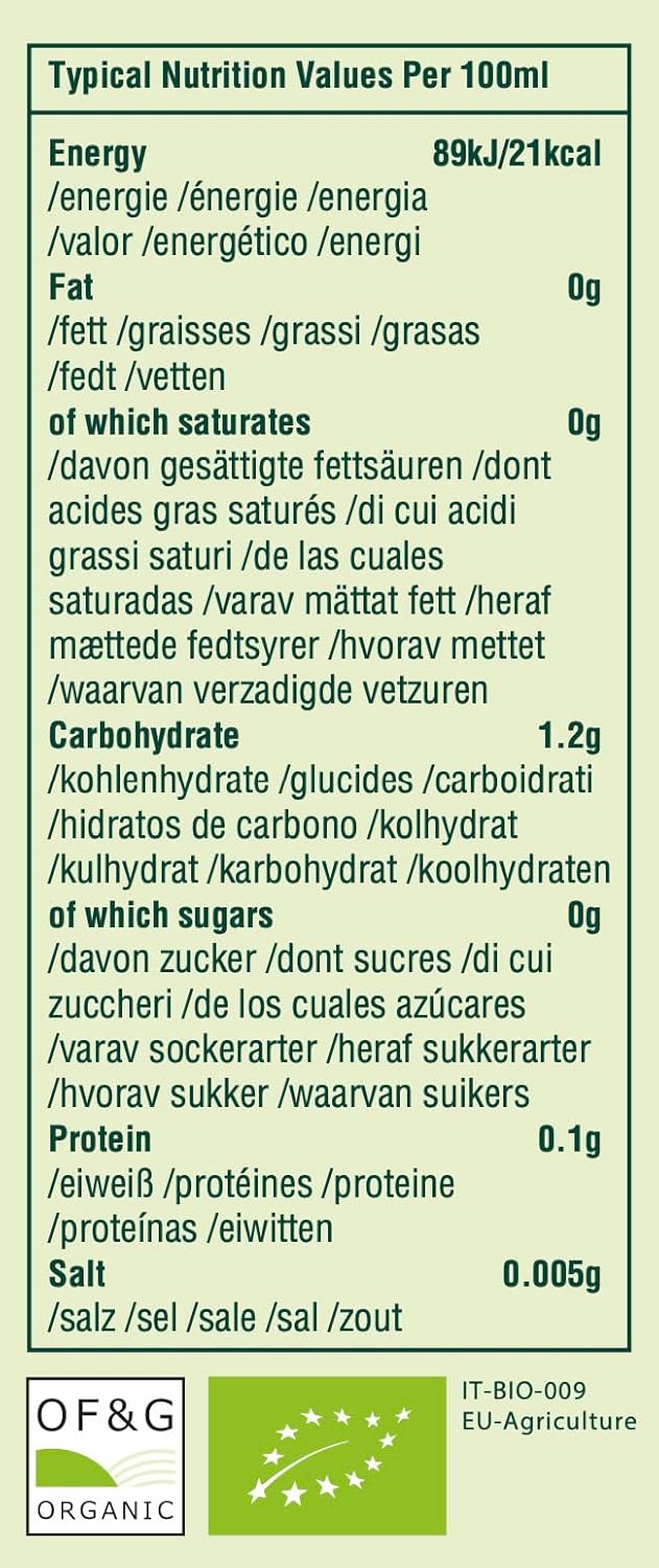 Eat Wholesome Vinaigre De Cidre De Pomme Biologique, 5L - Primé, Non Filtré, Naturellement Fermenté, Avec La Mère, 5% D'acidité, Végétalien, Emballage CO2 Neutre