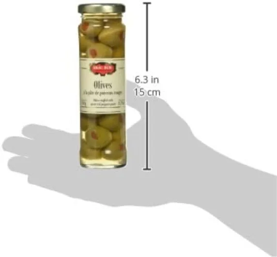 ERIC BUR Olives Farcies Poivron Rouge 150 g