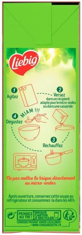 LIEBIG - Soupe À La Chinoise Légumes Et Vermicelles Briques 2X30Cl - Lot De 4 - Offre Special