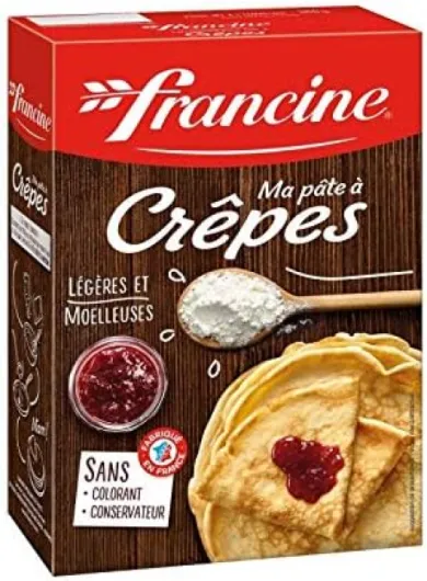 Francine - Préparation Pour Pâte À Crêpes 380G - Lot De 4 - Prix Du Lot - Livraison Rapide En France Métropolitaine Sous 3 Jours Ouverts