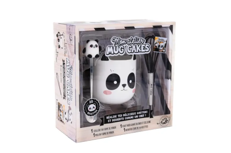 Coffret Mon atelier mug cakes Panda 2025