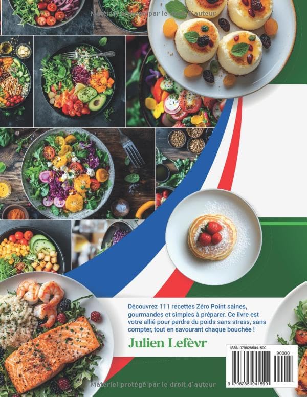 Recettes 0 Point Perte de Poids Livre de Cuisine: 111 recettes Zéro Point saines et savoureuses pour perdre du poids facilement, sans stress ni .. - Inclut un plan de repas sur 30 jours.