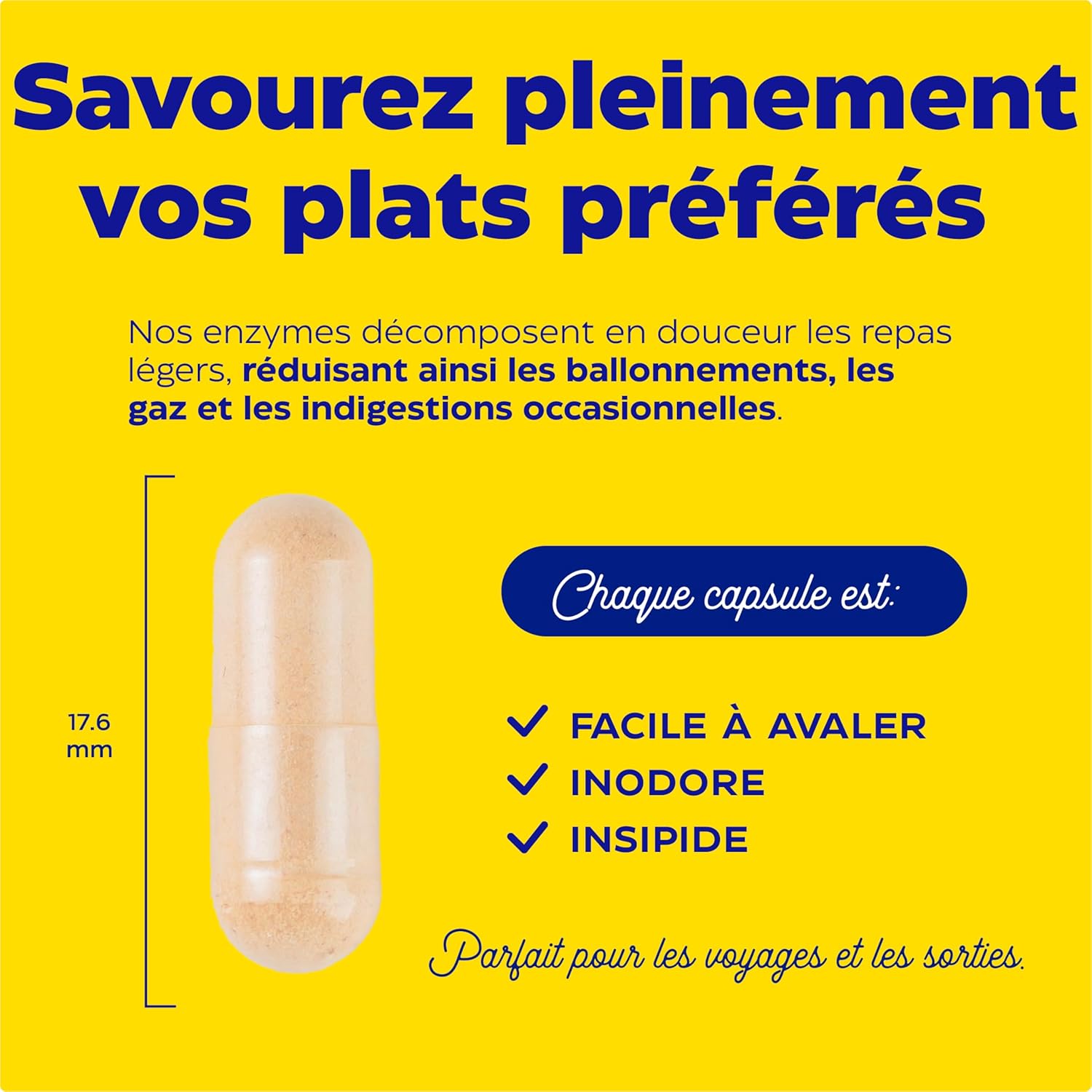 , Digest Basic, Formule Enzymatique, Réduit Gaz Et Ballonnements, Améliore L'Absorption Des Nutriments Et L'Énergie, Magnésium, Phytase, Sans Gluten, Sans Produits Laitiers, 180 Capsules 180 unité (Lot de 1)