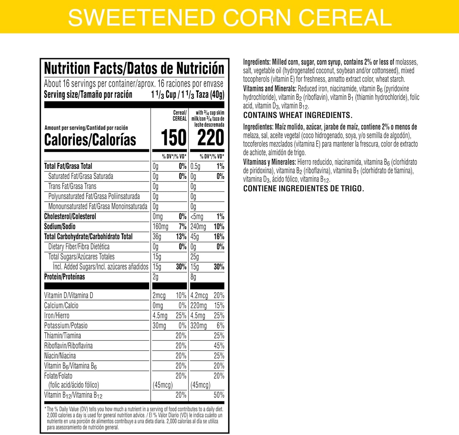 Kellogg's Corn Pops Céréales pour petit-déjeuner, 8 vitamines et minéraux, collations pour enfants, taille géante, originale, boîte de 640,7 g (1 boîte)