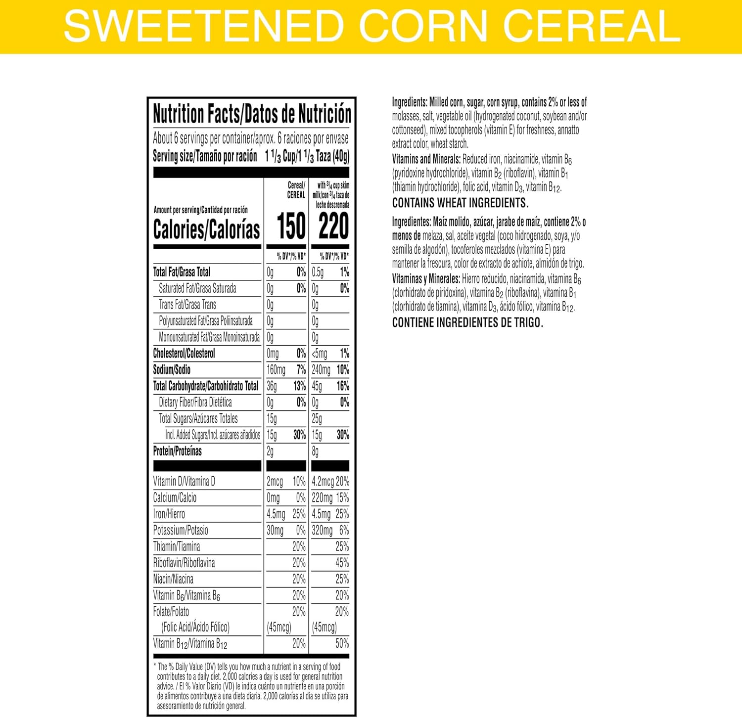 Kellogg's Corn Pops Boîte de céréales pour petit déjeuner pour enfants, petit-déjeuner familial, original, boîte de 250 ml Produit d'origine - 1 Count