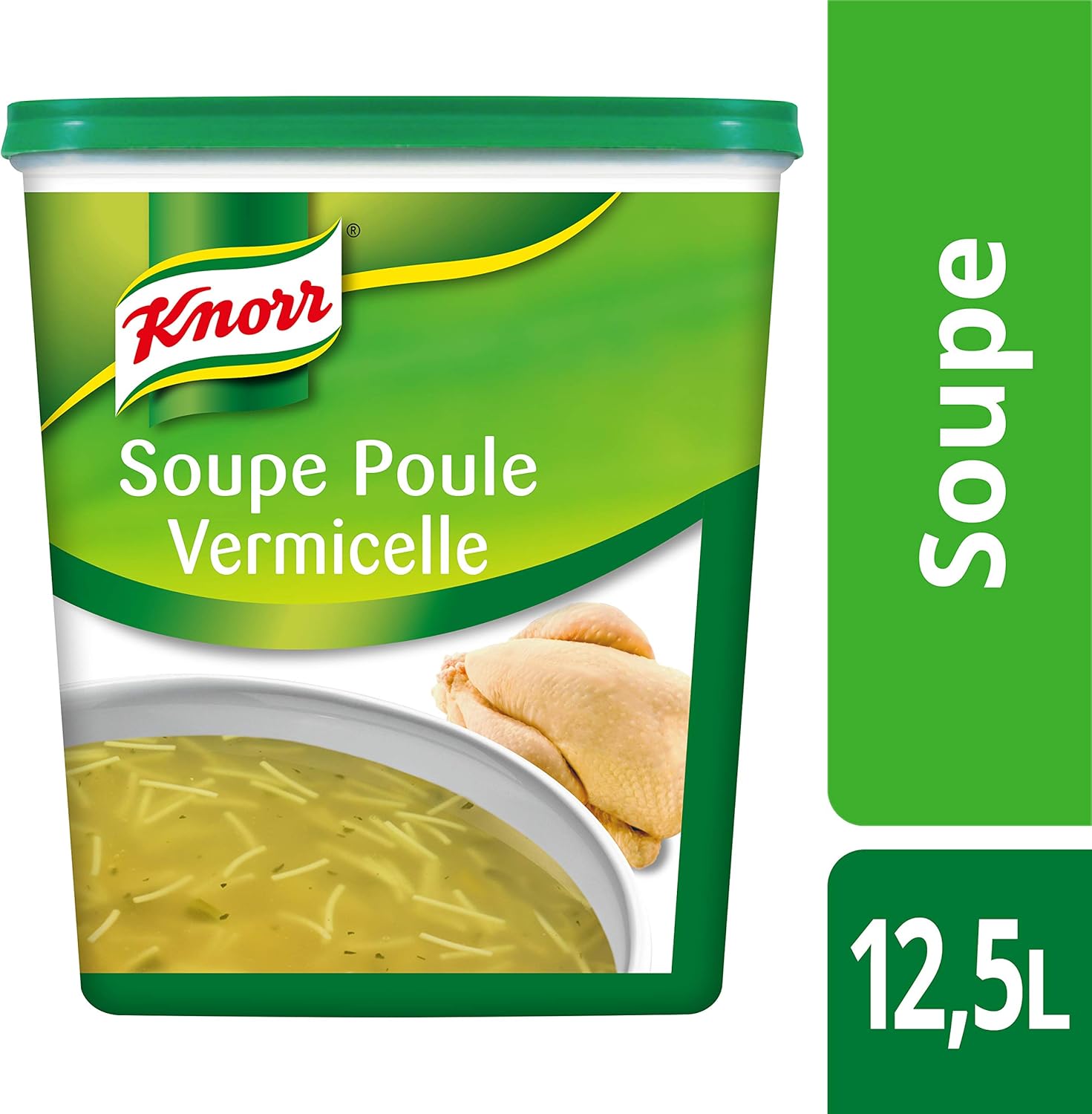 Knorr Professional Knorr Soupe Poule Vermicelle 825g 50 portions (Lot de 3) 825 g (Lot de 3)