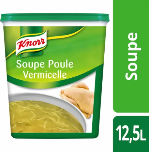 Knorr Professional Knorr Soupe Poule Vermicelle 825g 50 portions 825 g (Lot de 1)