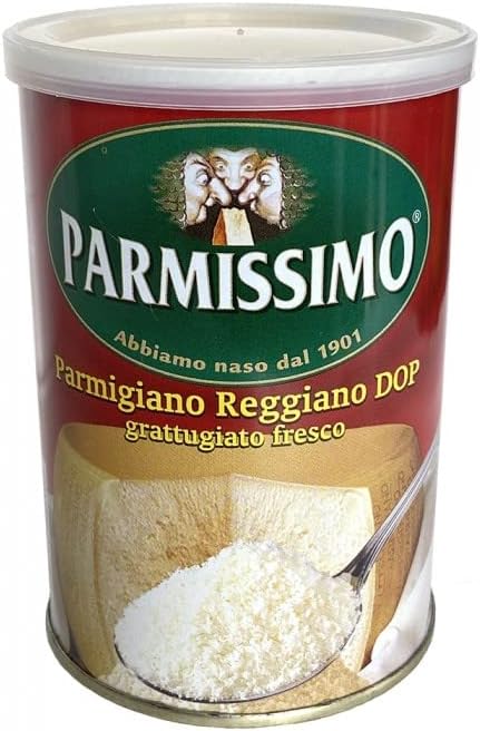 Parmigiano Reggiano AOP Parmissimo, râpé frais - 3 canette de 160 gr
