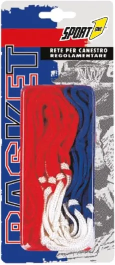 Sport1 Filet américain en Coton Blanc Rouge Bleu Unique