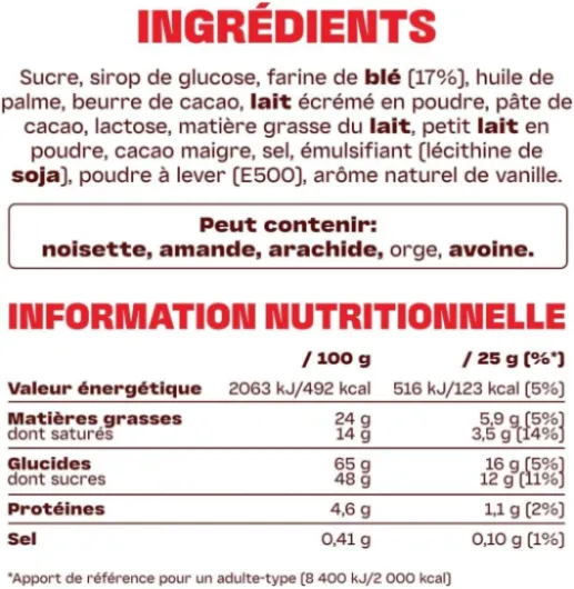 Barre Chocolat au Lait, Caramel et Biscuit - 32 Sachets Individuels de 2 Barres Chocolatées - Grand Format - Idéal à Partager - 1,6kg 32 × 50g bars