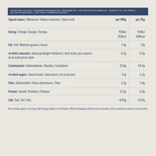 Coquillettes, 500g (Lot de 4) Coquillettes 500 g (Lot de 4)
