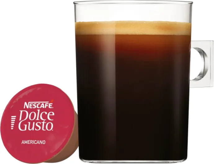 Caffè Americano 16 Capsules (Lot de 3, 16 Capsules x 3 = 48 Capsules/dosettes de café) Motif 1 1