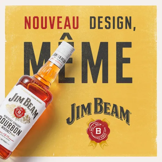 White Label Kentucky Straight Bourbon Whiskey, Whisky Américain 40% - 70cl 70 cl Unique