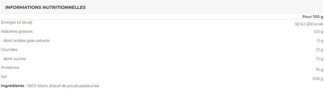 Liot - Blanc d'Œuf Liquide - Sans additifs ni conservateurs - Pack de 6x970ml - 6x1kg 6x1l