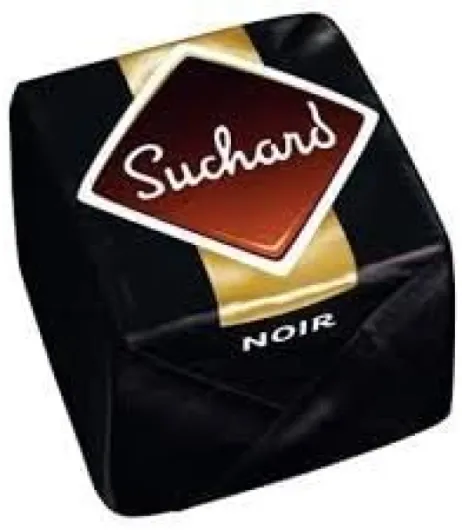 Coffret de 24 Rochers Suchard 35g - L'Original Noir - Le chocolat depuis 1826 - Délicieux, intense en cacao et fondant à la fois