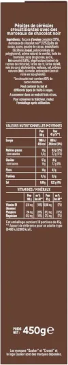 Cruesli Céréales Chocolat Noir 450g Chocolat Noir 450 g (Lot de 1)