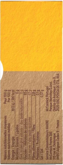 VAHINÉ - Chantifix, Ferme & Onctueuse, Spécialité pour fixer vos préparations à base de crème fouettée 39 g 6 x 6,5 g 39 grammes