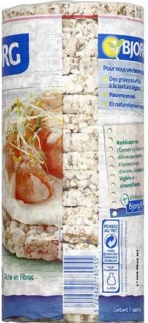 BJORG - Galettes Épeautre Son D'Avoine 130G - Lot De 4 - livraison offerte