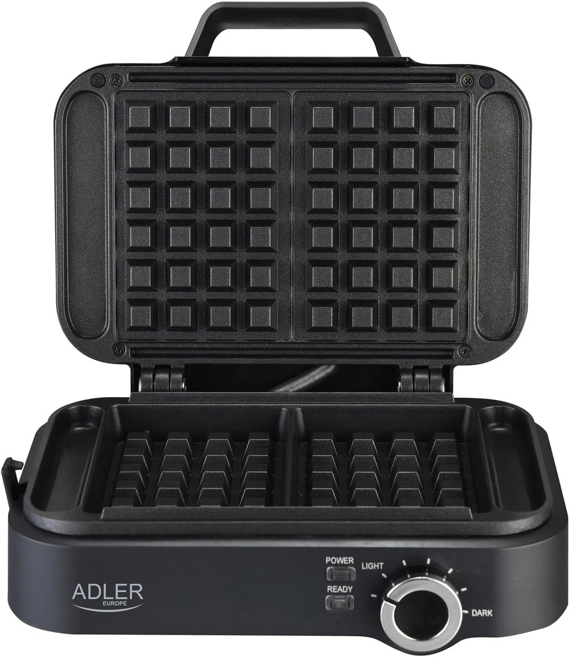 Mini Gaufrier 2000W – Gaufrier Compact avec Revêtement Antiadhésif – Température Réglable – Gauffre Prépare 2 Grandes Gaufres – Design – Gauffrier Haute Performance